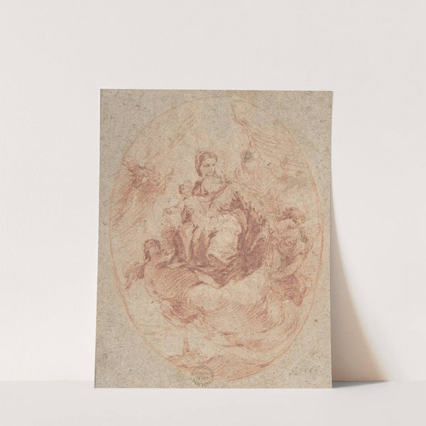 The Virgin and Child Holding Scapulars (1712–93) by Francesco Guardi