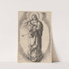 The Virgin and Child on the Crescent by Lucas Van Leyden