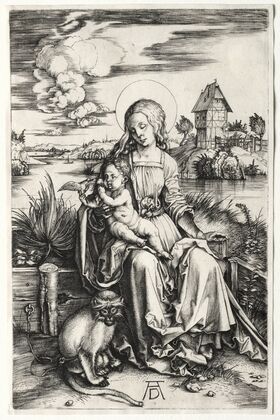The Virgin and Child with a Monkey (c. 1498)
