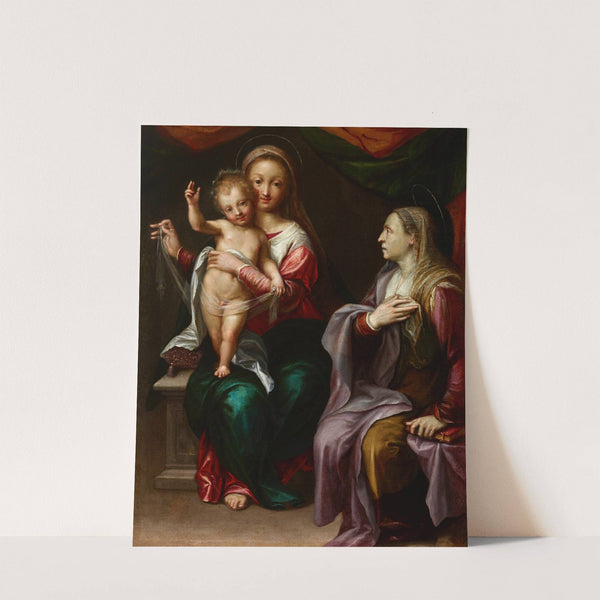 The Virgin and Child with Saint Anne by Anonymous