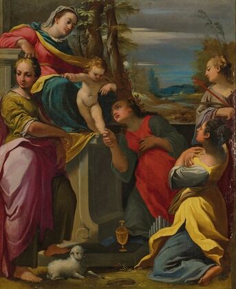 The Virgin and Child with Saints Agnes, Mary Magdalene, Cecilia and Margaret