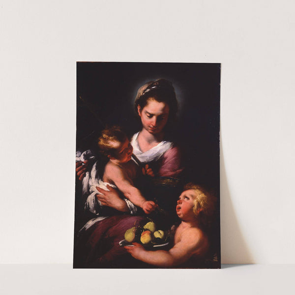 The Virgin and Child with the Infant Saint John (1615 - 1618) by Bernardo Strozzi