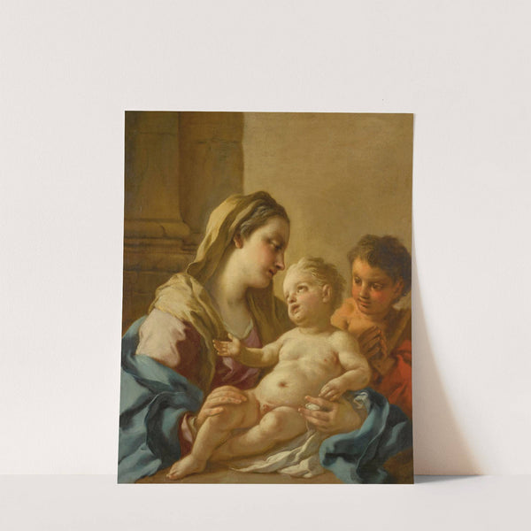 The Virgin and Child with the Infant Saint John the Baptist by Francesco de Mura