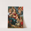 The Virgin and Child with the Infant Saint John the Baptist surrounded by angels by Denys Calvaert