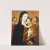 The Virgin and Child with two Angels by Ambrogio Bergognone
