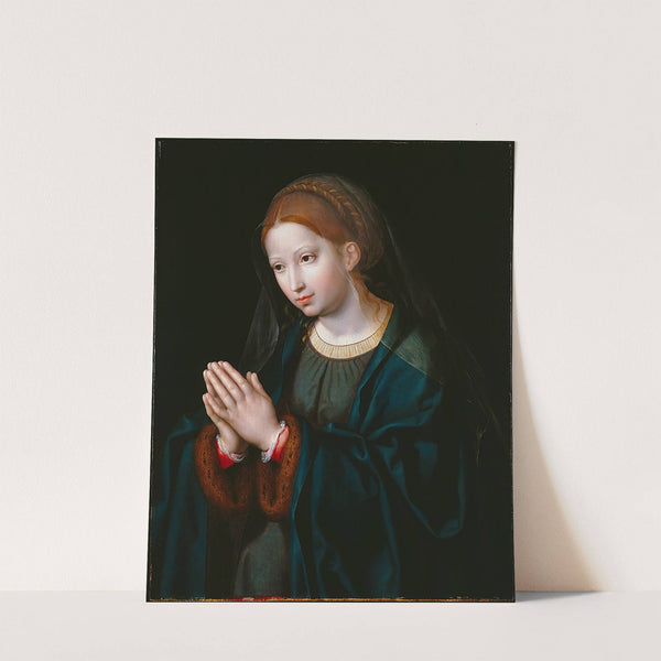 The Virgin in Prayer by Joos Van Cleve