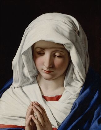 The Virgin praying