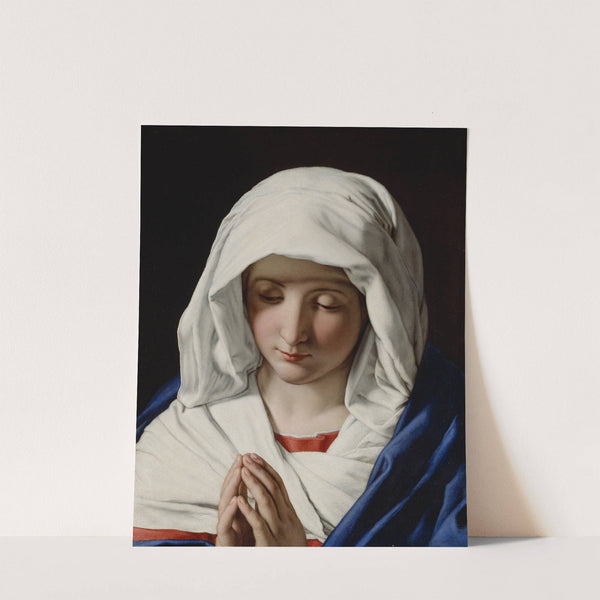 The Virgin praying by Giovanni Battista Salvi da Sassoferrato