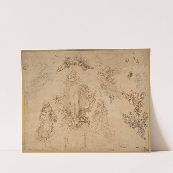 The Virgin Protectress of the City of Siena (1588) by Francesco Vanni