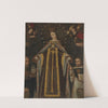 The Virgin surrounded by saints and angels by Cuzco School