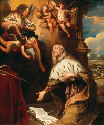 The Vision of Saint Louis IX of France