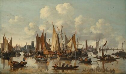 The visit of William III of Orange to Dordrecht in 1672