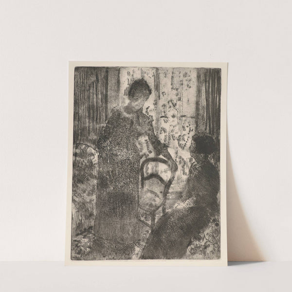 THE VISITOR (C. 1881) by Mary Cassatt