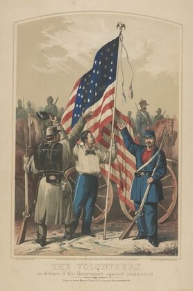 The volunteers in defence of the government against usurpation, 1861 (1861)