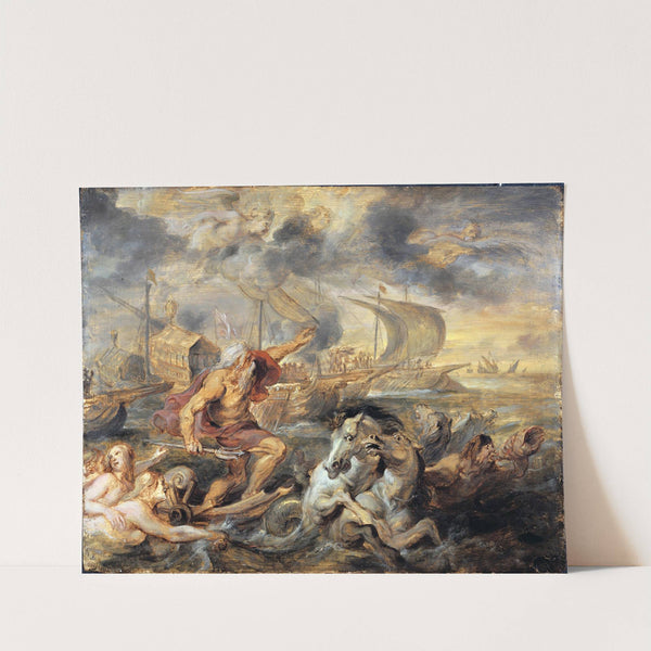 The Voyage Of The Cardinal Infante Ferdinand Of Spain From Barcelona To Genoa In April 1633 (1635) by Peter Paul Rubens
