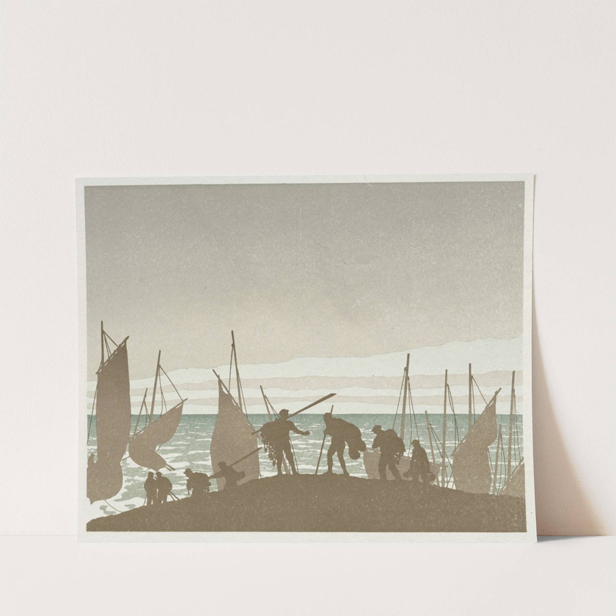 The Wandering Jew; The Fishermen (1896) by Henri Rivière