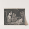 The Wanton Dying in Poverty and Disease Visited by the Modest Girl (1797) by James Northcote