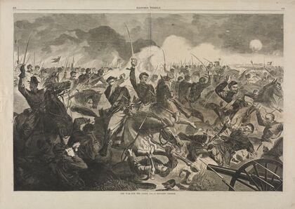 The War for the Union, 1862 – A Cavalry Charge (1862)