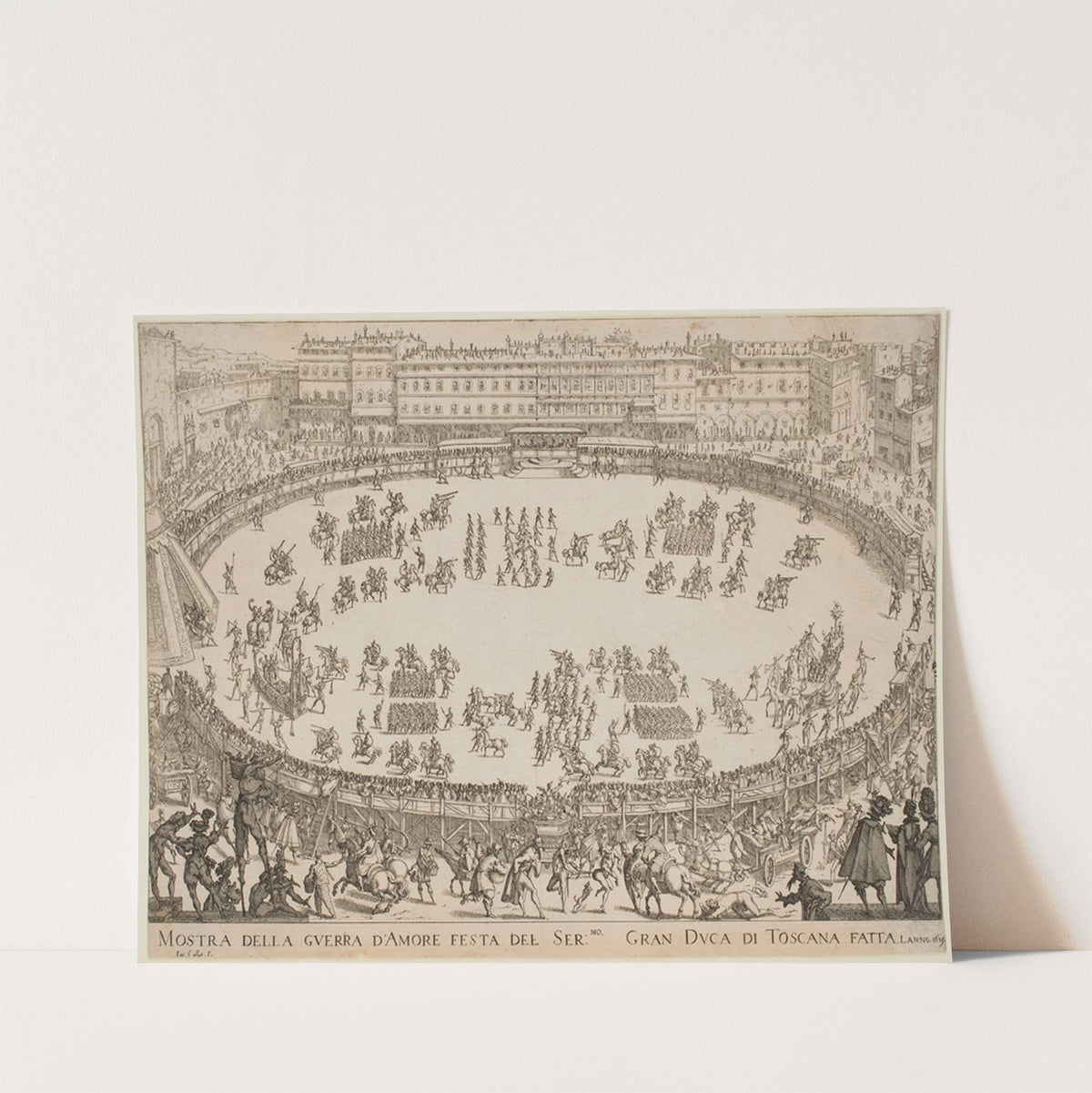 The War of Love – The Parade Entrance of Africa and Asia (1616) by Jacques Callot