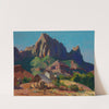 The Watchman, Zion National Park, Utah (circa 1925) by Franz Bischoff