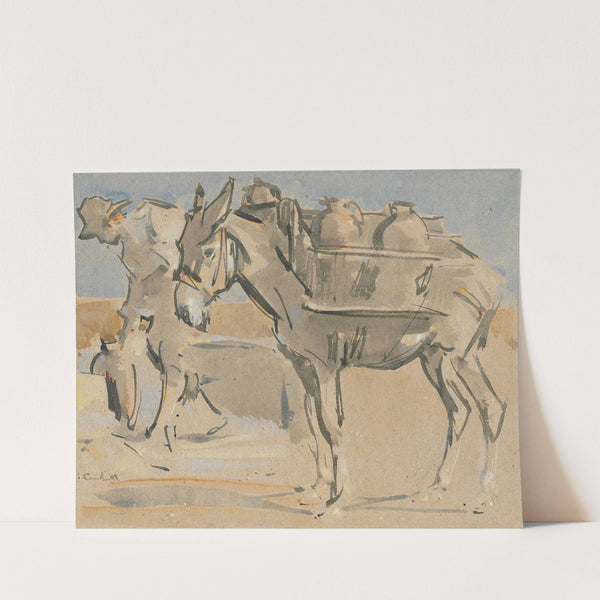The Water Carrier by Joseph Crawhall