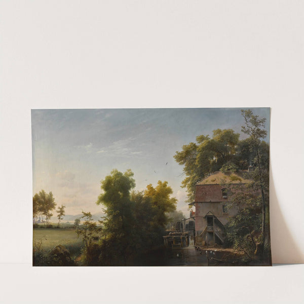 The Water Mill at Heilsberg by Eduard Gaertner