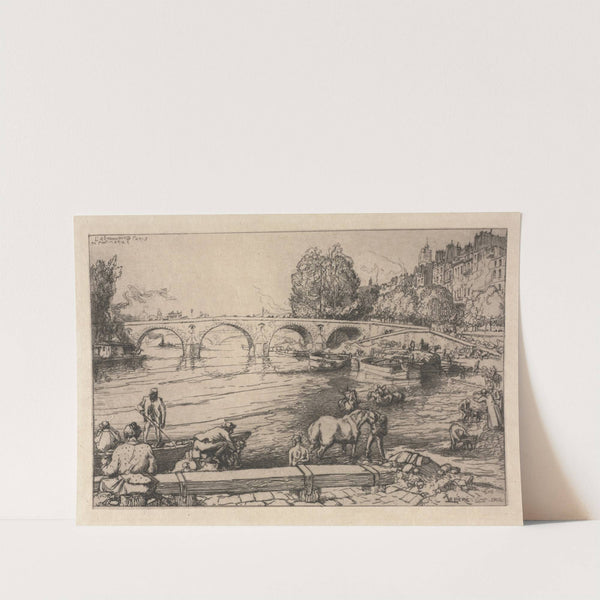 The Watering Place at Marie Bridge (1902) by Auguste Louis Lepère