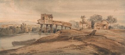 The Watermill Above the Bridge at Charenton