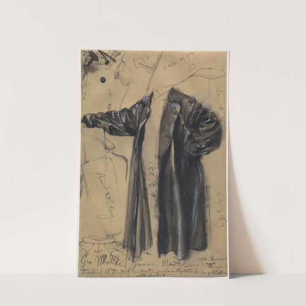 The Waterproof Coat of General Moltke (1871) by Adolph von Menzel