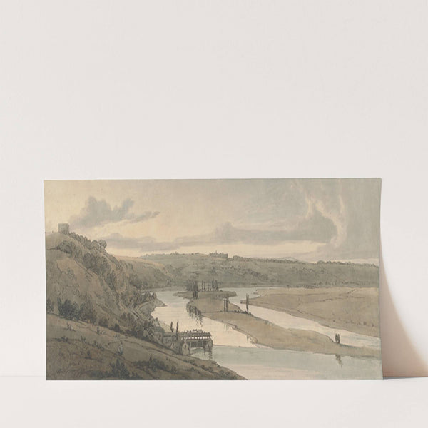 The Waterworks at Marly and St. Germain-en-Laye Seen in the Distance (1802) by Thomas Girtin