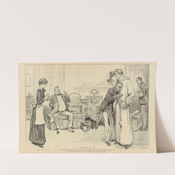 The weaker sex.—III (1900-1905) by Charles Dana Gibson