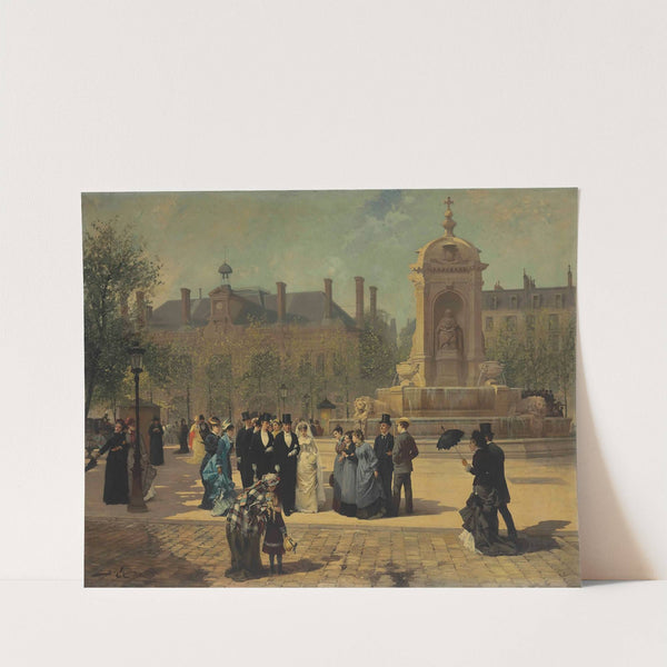 The Wedding Procession by Pierre-Marie Beyle