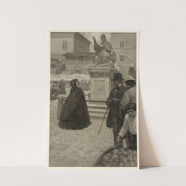 The well-remembered features (1900) by Alice Barber Stephens