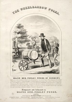 The Wheelbarrow Polka – Sheet Music Cover (1856)
