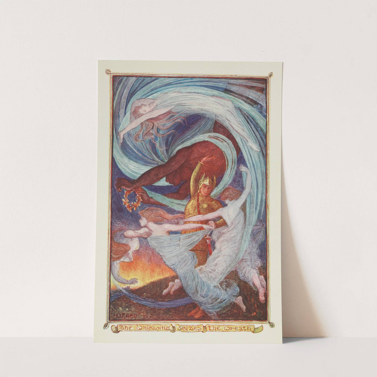 The Whirlwind seizes the Wreath by Henry Justice Ford