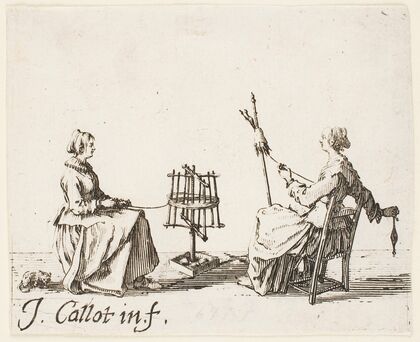 The Winder and the Spinner (1624) — size preview
