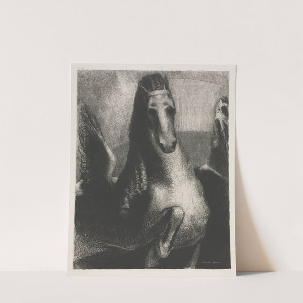 The Wing (1893) by Odilon Redon