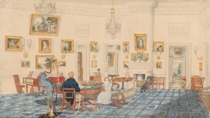 The Winter Room in the Artist’s House at Patna (1824)