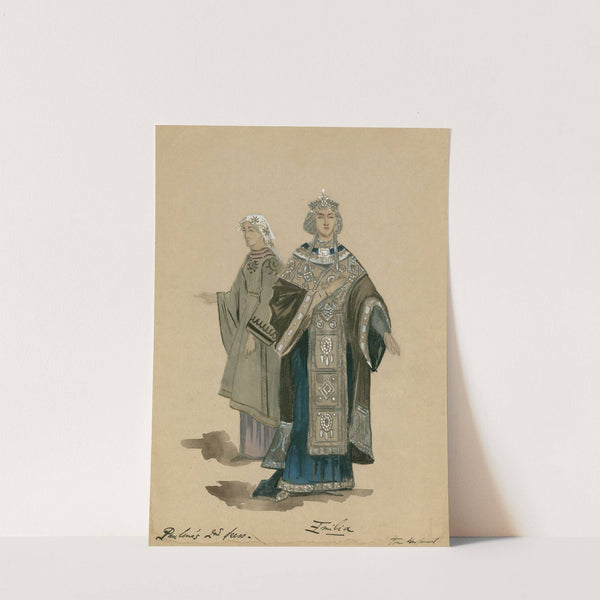 The Winter’s Tale; Paulina, Emilia (1904) by Tom Heslewood