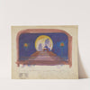 The Winter’s Tale: Sketch no. 1, ‘Color Scheme for Palixenes Palace’ (1934-1943) by William Perkins