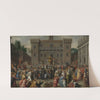 The Women of Rome Gathering at the Capitol (c. 1600 - c. 1602) by Pieter Isaacsz.