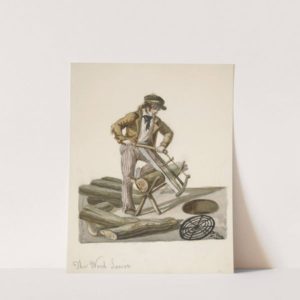 The Wood Sawer by Nicolino Calyo