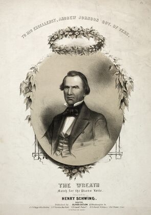 The Wreath – Sheet Music Cover (c. 1853–57)