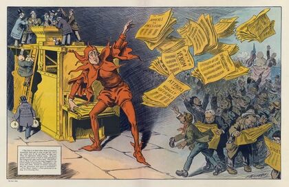 The yellow press (1910)