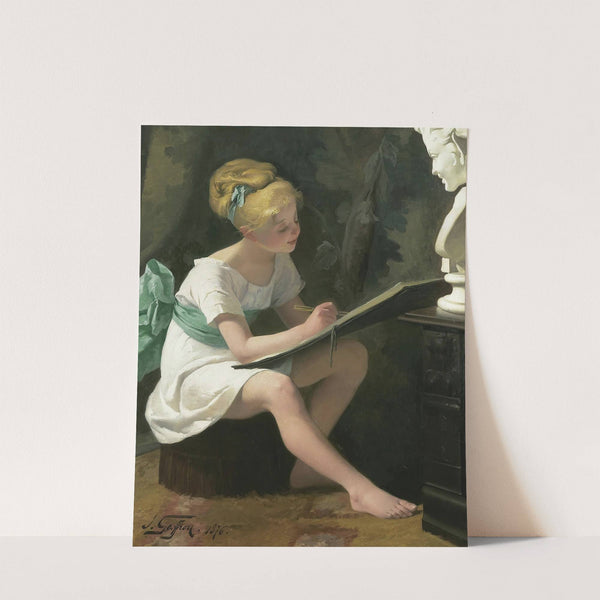 The Young Artist (1876) by Henri-Jules-Jean Geoffroy