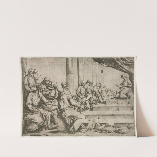 The Young Christ Teaching in the Temple (c. 1653) by Luca Giordano