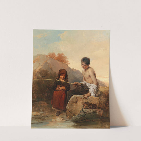 The Young Fishermen by Domenico Induno