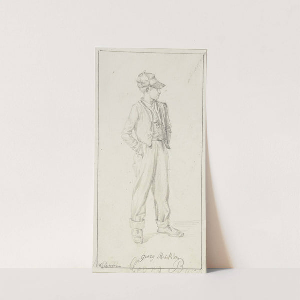 The young Georg Böckler by Jakob Fürchtegott Dielmann