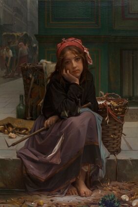 The young rag seller