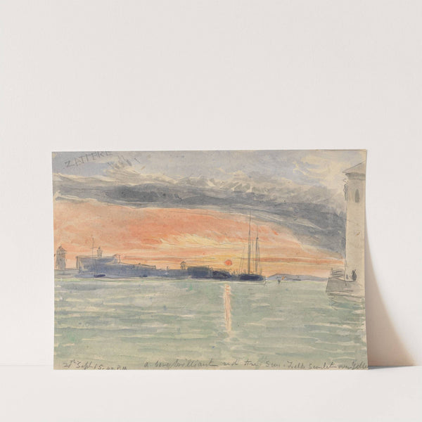 The Zattere, Sunset by James Holland